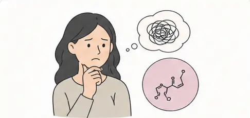 Illustration representing PCOS-related concerns